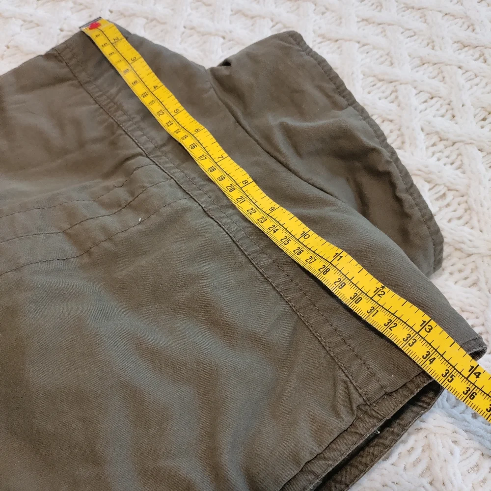 Thread & Supply Women's Full Zip Sherpa Lined Collared Vest Olive Green Size L - Picture 9 of 14